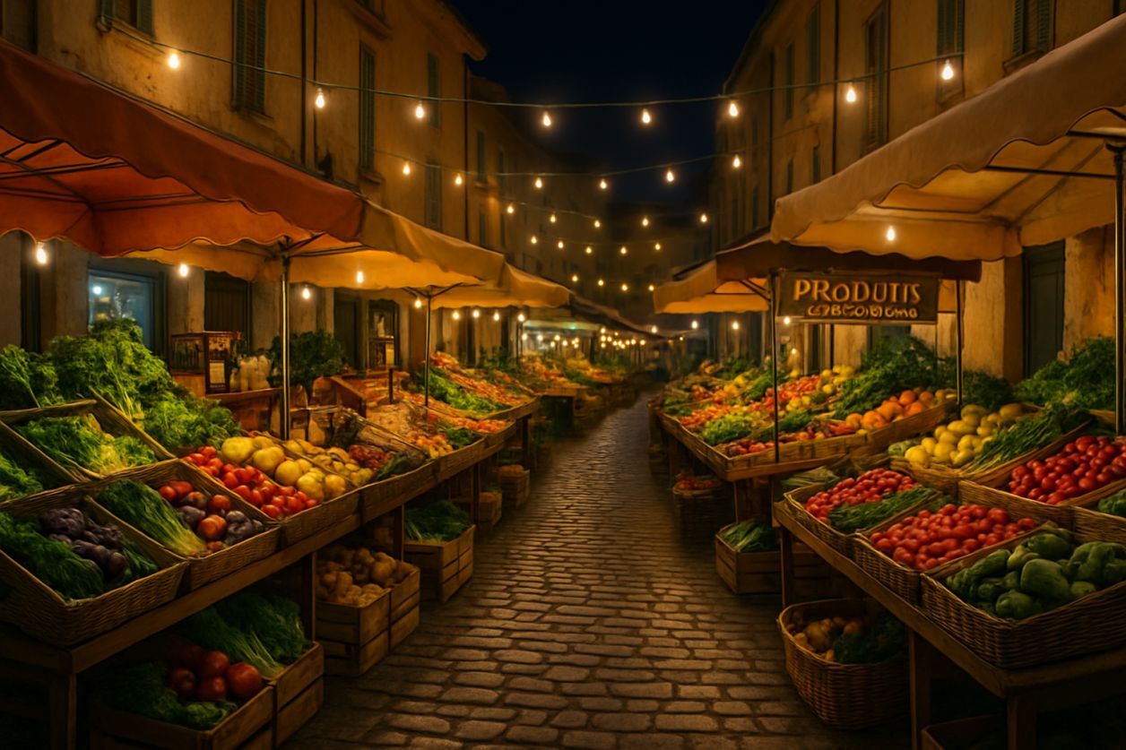Marchés nocturnes à vivre près d’Avignon