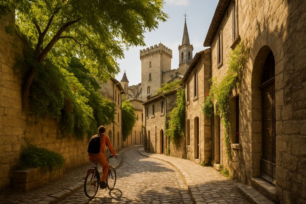 Avignon sans voiture : modes doux à pied