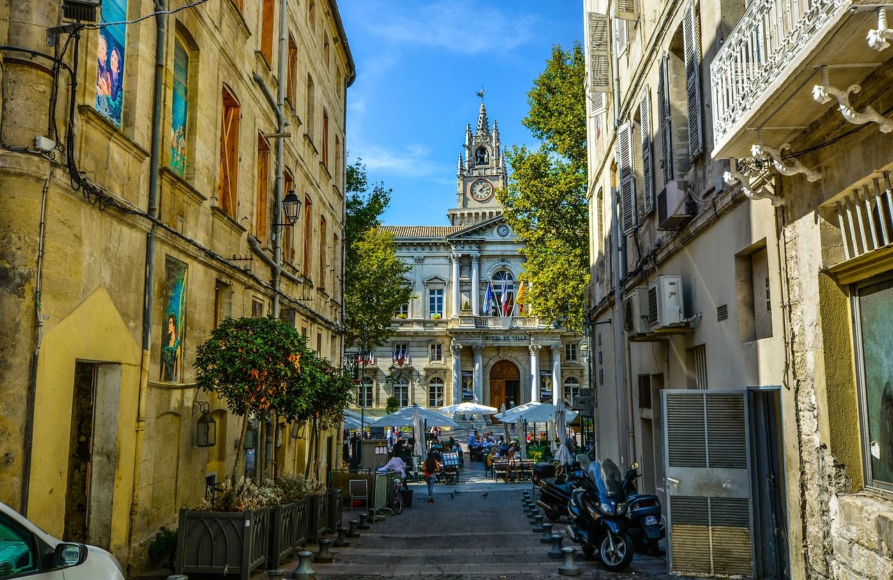 Avignon, Arrière, Ruelle, Rue