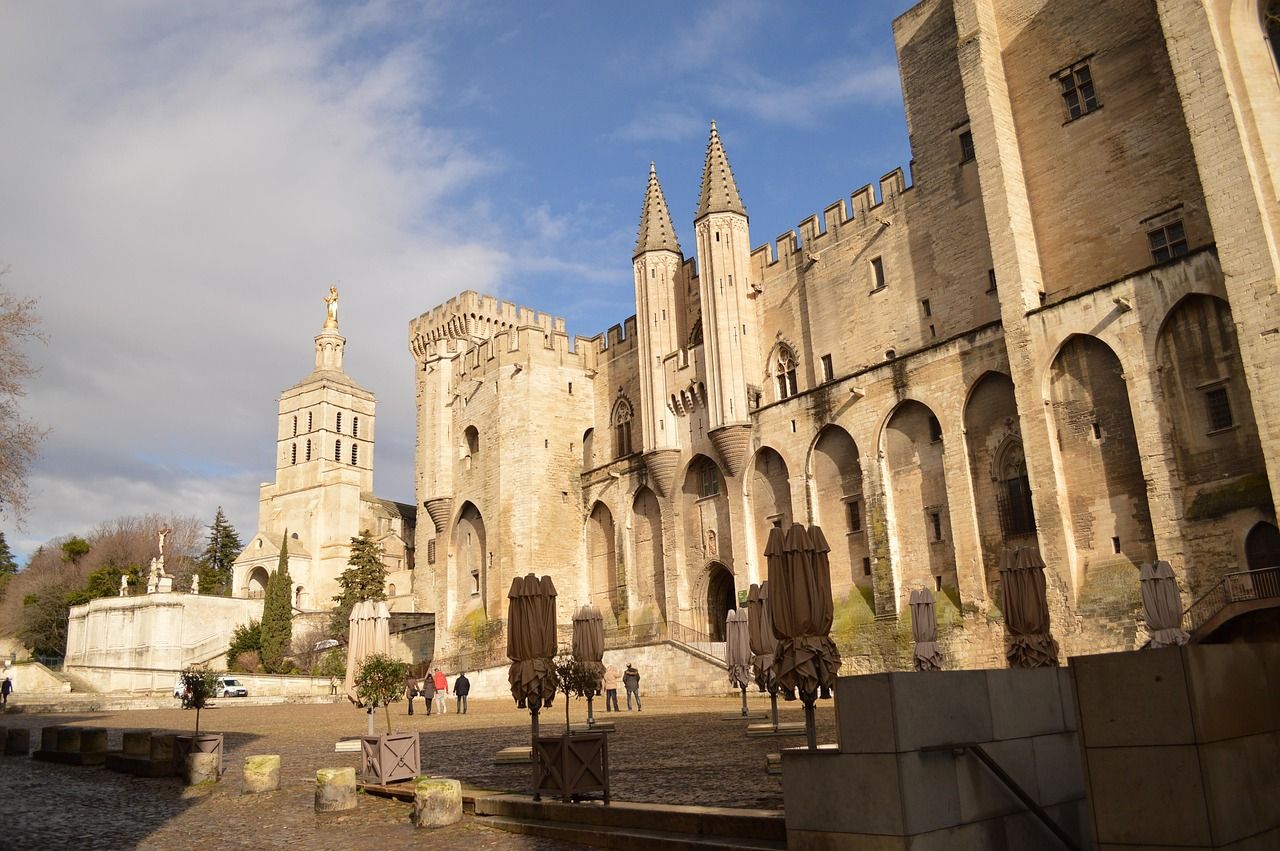 Avignon, La France, Château