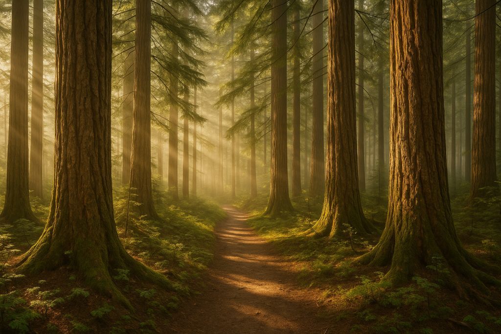 Balade magique dans la forêt des cèdres