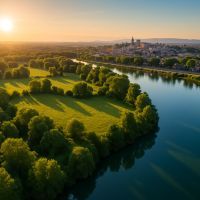 Île de la Barthelasse : havre à Avignon