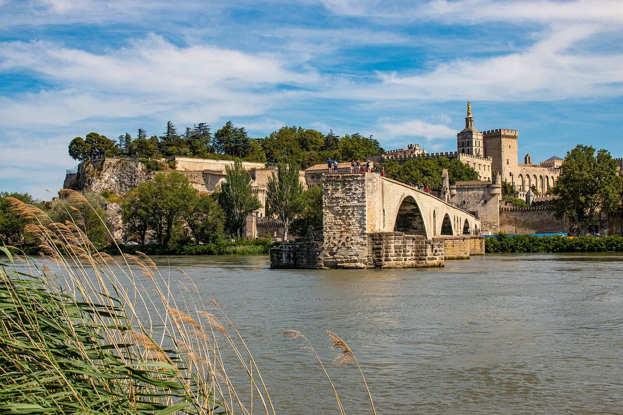 Pont Saint Bénézet, Rhône, Pont, Couler