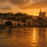 Quelle rivière célèbre traverse Avignon ?