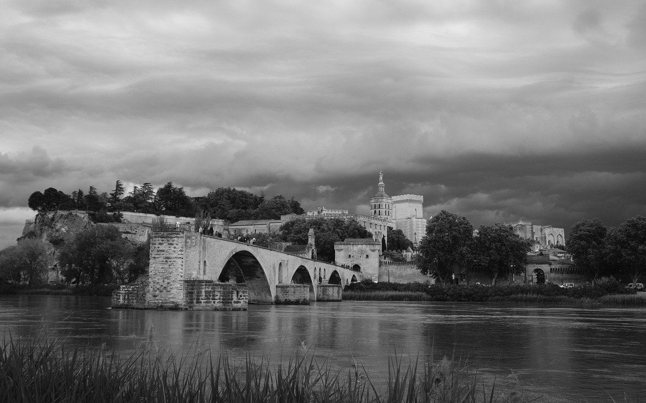 Fleuve, Pont, Repère, Avignon